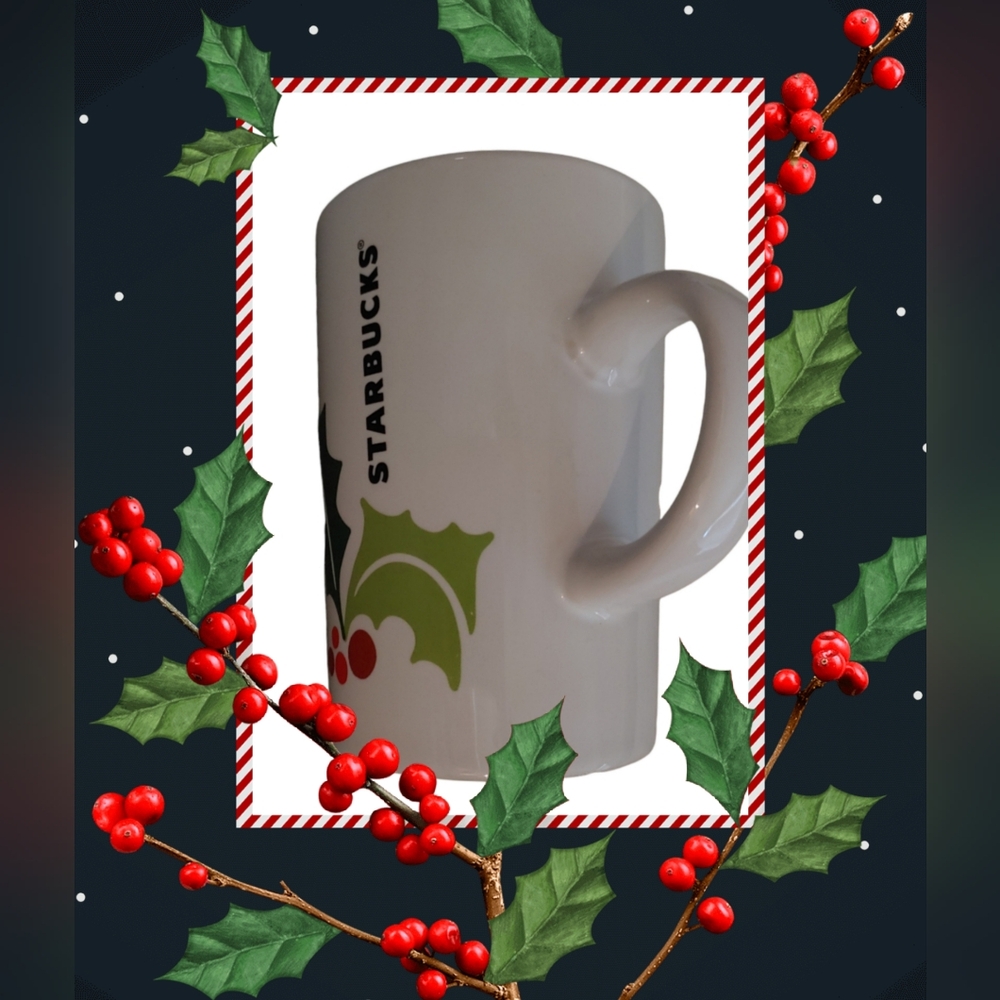 Starbucks 2011 Christmas Mug Holly Berries